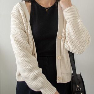 Tradlands Shelter Cardigan - Birch